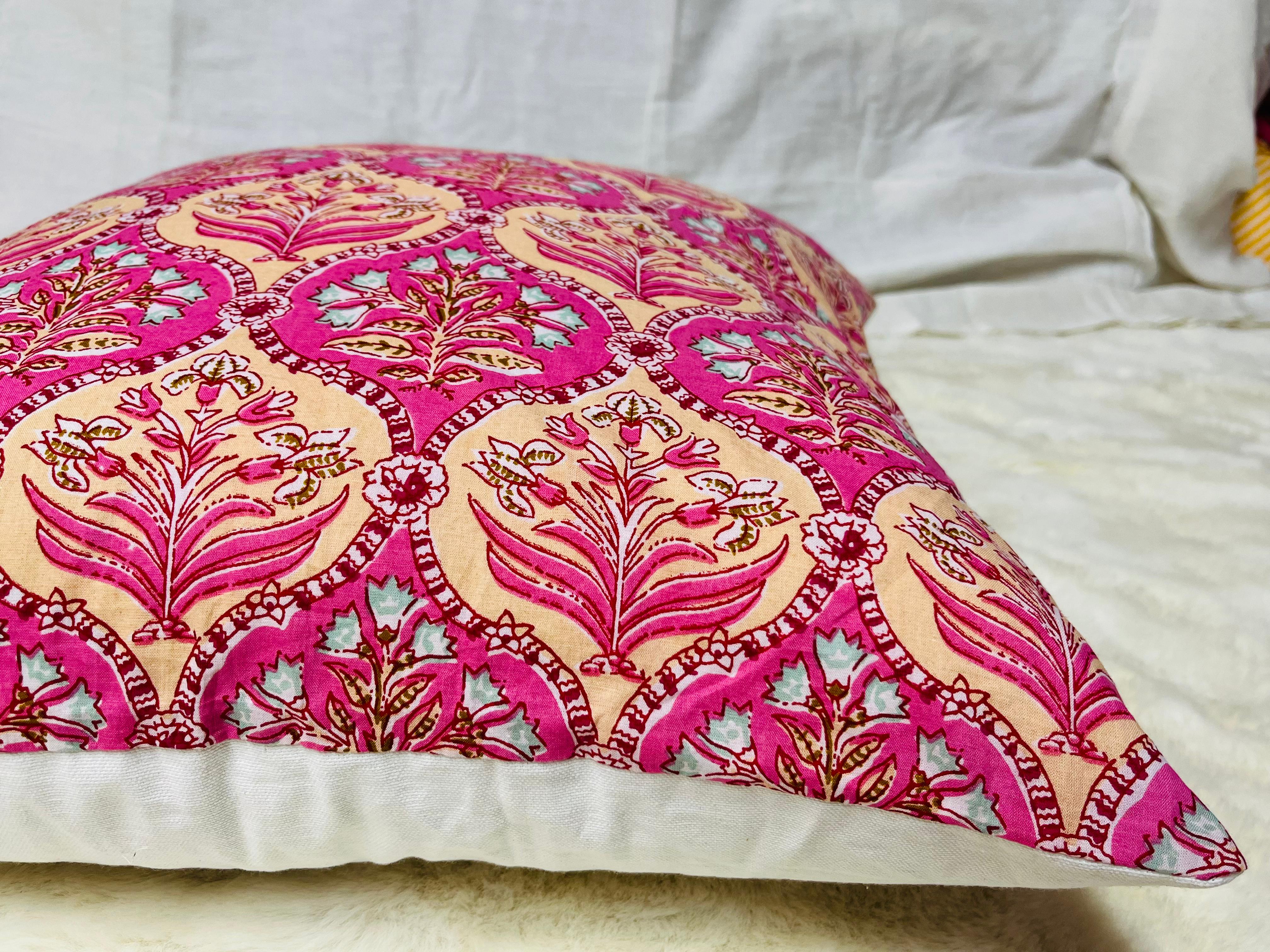 Indian Frill Pillow Shams | Cotton Pillow Cases |