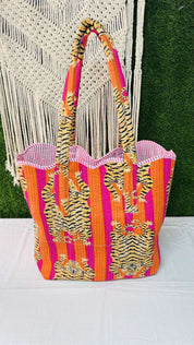 Quilted Weekender Bag |Eco Friendly Shopping Travel Bags For Women