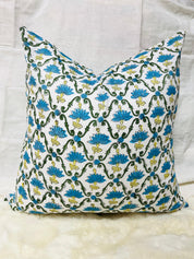 Ruffled Pillow Covers |Indian Frill Pillow Shams | Cotton Pillow Cases | Block print Cushions |Throw Pillow Cover | Boho Bedding Pillows