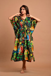 Block Print Kimono dress