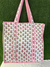 Handmade Quilted Block Print Fabrics | Premium Cotton & Needle Foam