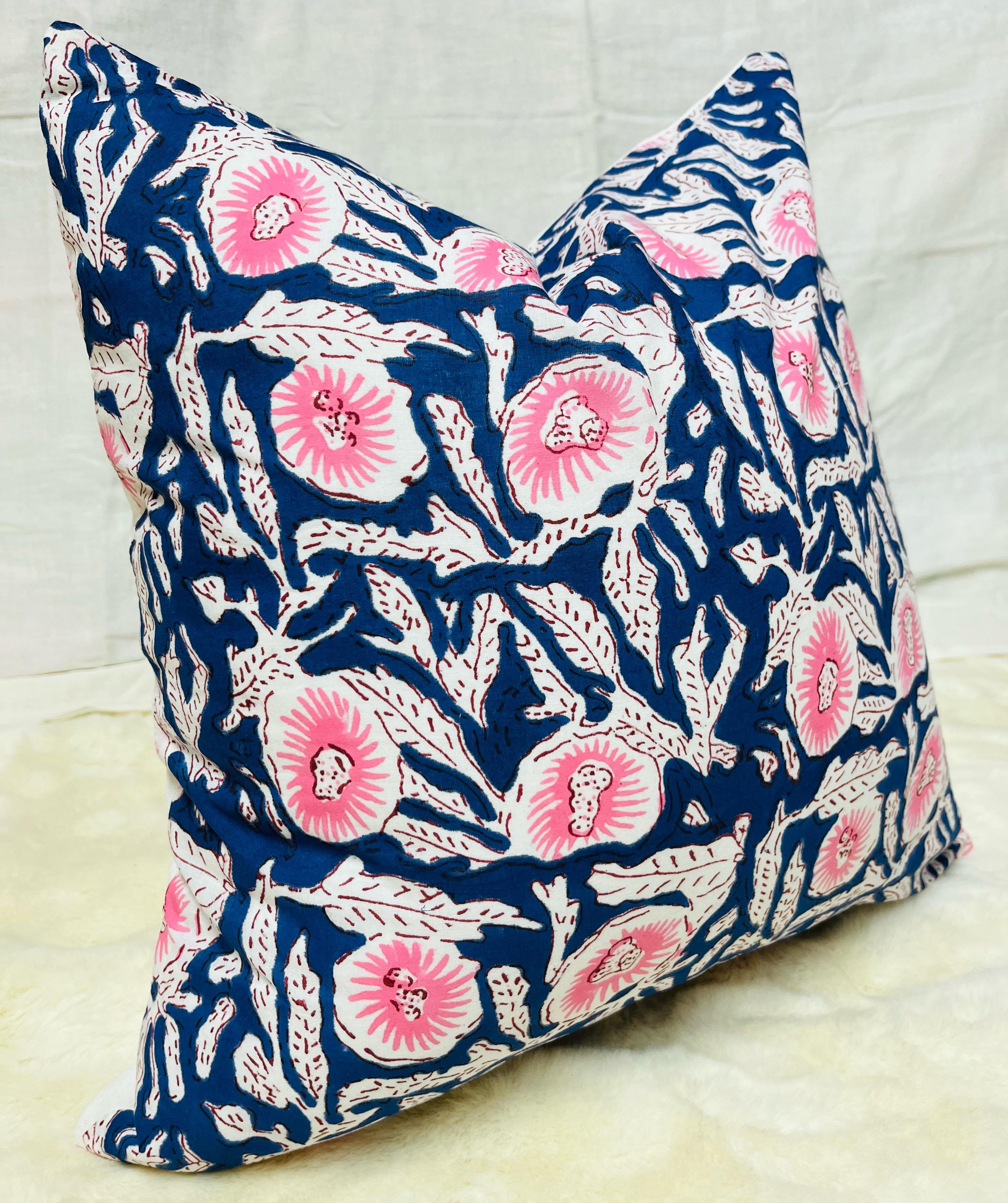 Cushion Vintage Floral Cotton Raffle Cushion Covers Bohemian