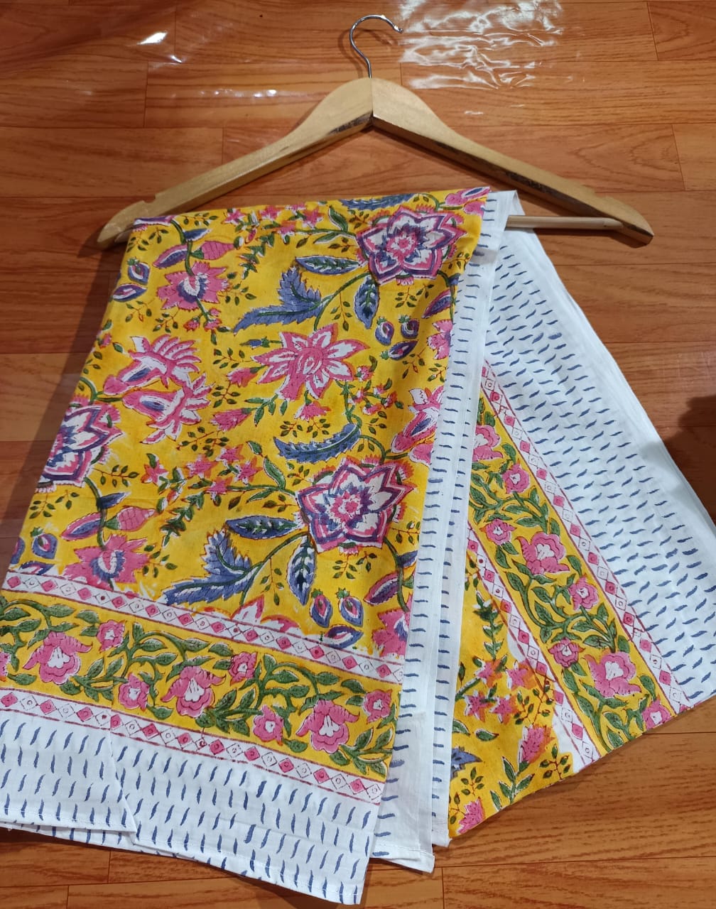 Cotton Beach Sarong Indian Hand Block Print Beach Sarongs Soft Voile Fabric Summer Pareo Gift for Her