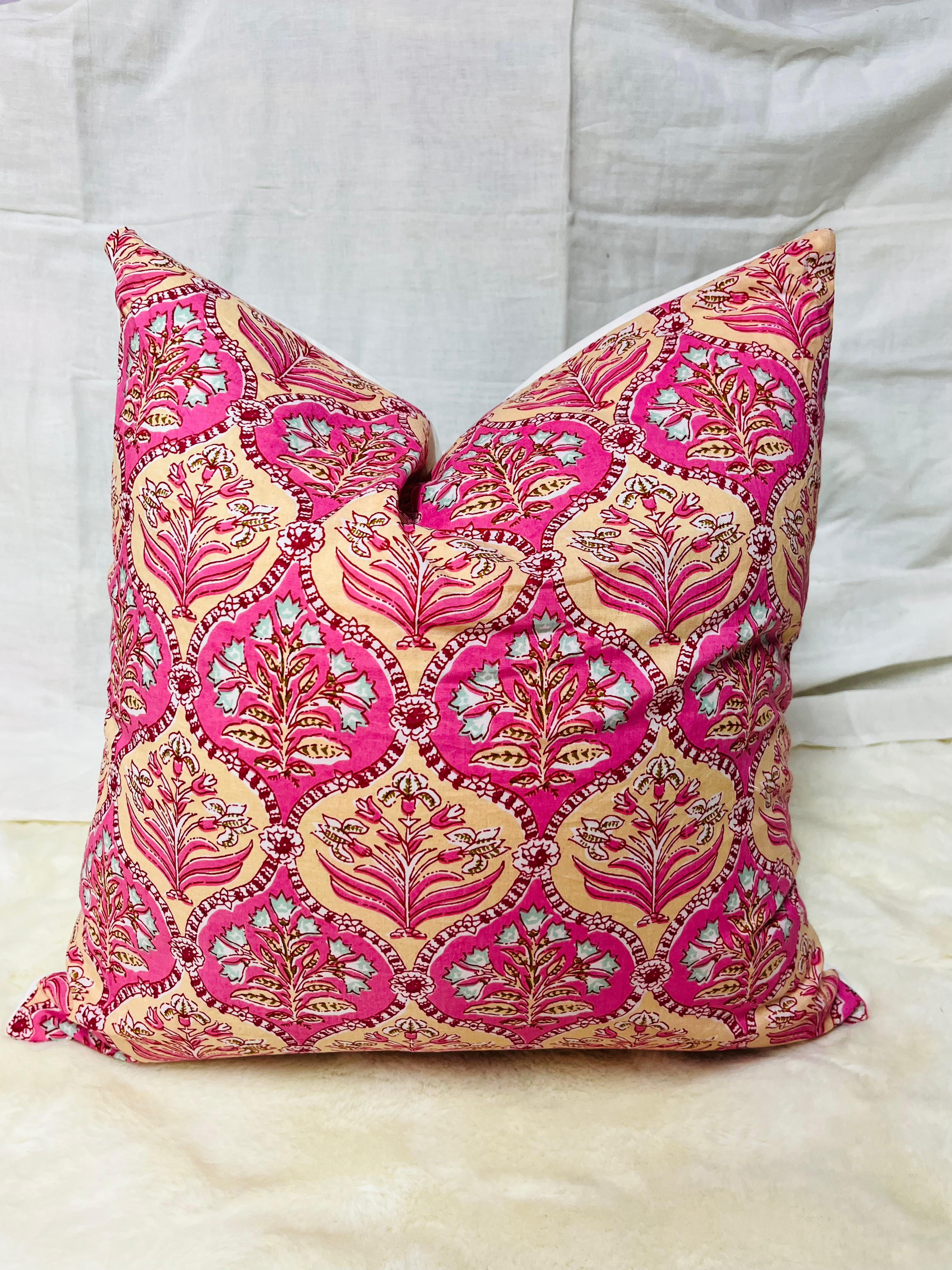 Indian Frill Pillow Shams | Cotton Pillow Cases |