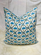 Ruffled Pillow Covers |Indian Frill Pillow Shams | Cotton Pillow Cases | Block print Cushions |Throw Pillow Cover | Boho Bedding Pillows